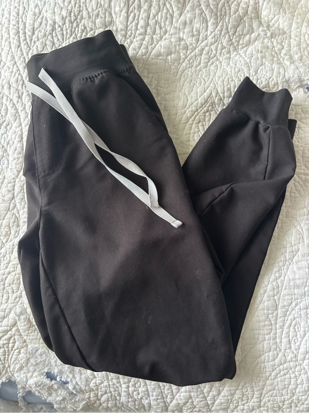 Figs Black joggers